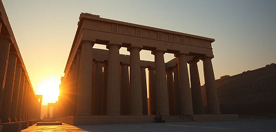 Luxor Temple at sunrise